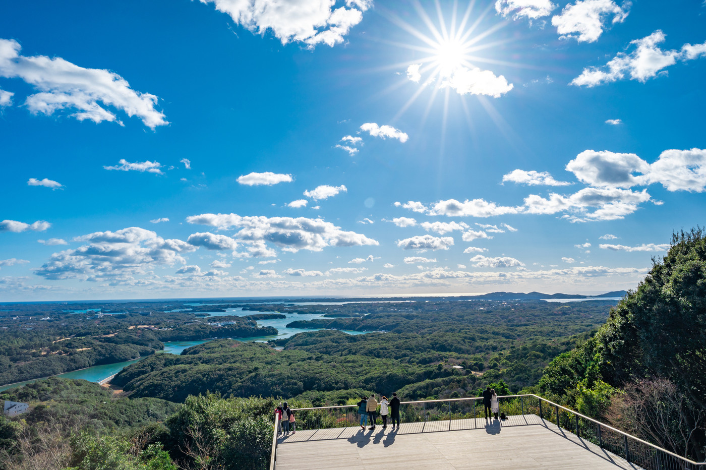 志摩市、横山展望台、晴れ