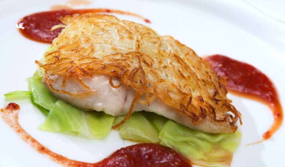 ディナーには
地元の野菜がたっぷり / 2