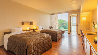 スタンダード ツインルーム バルコニー ビーチビュー