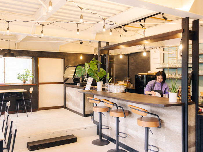 明るくフレンドリーなスタッフに迎えられ、ほっと落ち着ける雰囲気です