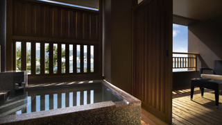 和室10帖+ツインベッド 半露天風呂付き (C,Dタイプ)