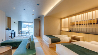 デラックス 4 人部屋 専用バスルーム