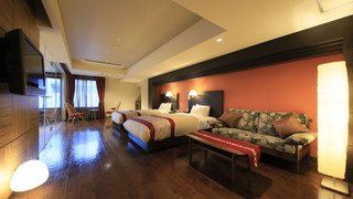 [本館] 陶器風呂付き洋室ツイン 禁煙 (大人料金：3歳以上,0-3歳添い寝のみ)