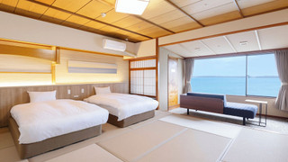 [禁煙] スーペリア和ベッドツイン 内風呂あり