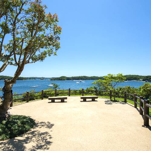 海を見渡せる「見晴らし休憩所」 / 1