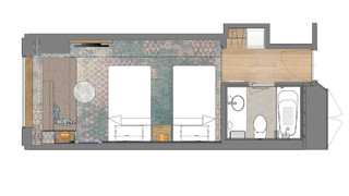 [11-15階] 禁煙 瀬戸内リゾートフロア ツイン/トリプルルーム