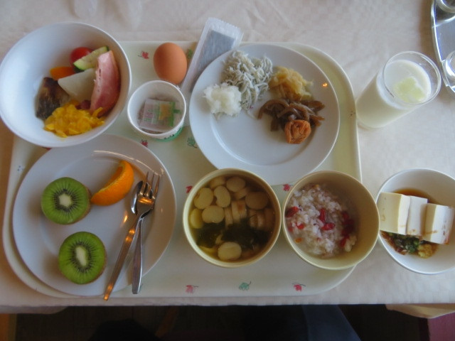 朝食の一部です