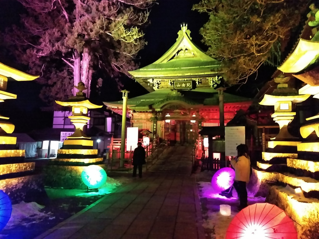 2月開催の上田氷灯ろう夢まつり