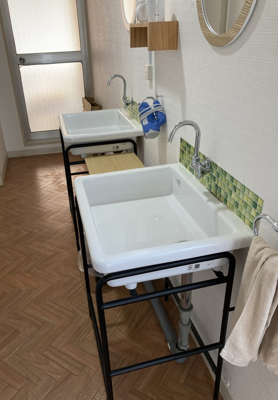 十分に使い易い洗面台