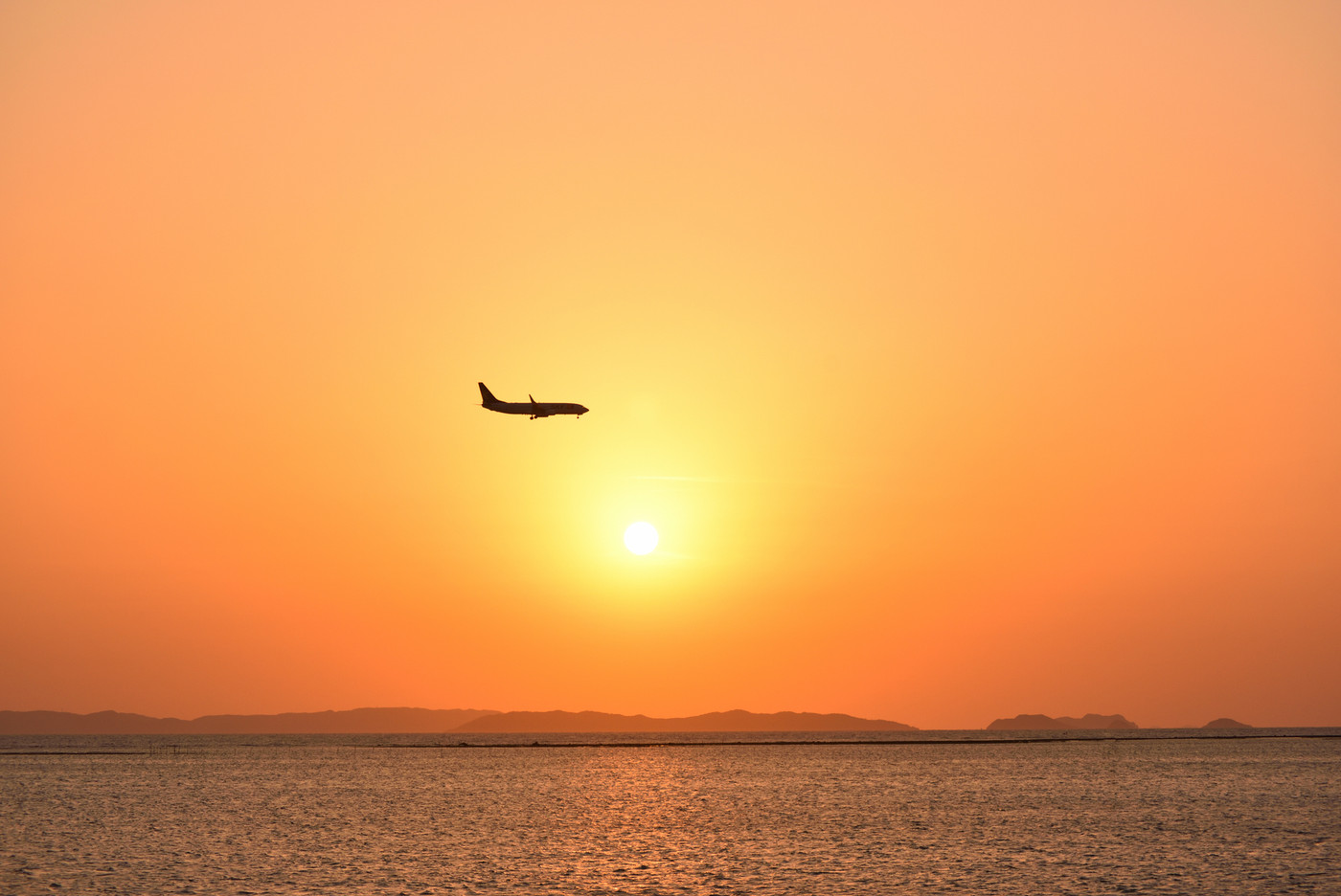 沖縄 豊見城豊崎海浜公園の夕景