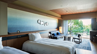 露天風呂付デラックス ツインルーム (洋タイプ) 2名定員 禁煙