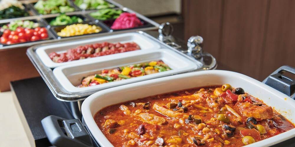 朝食ビュッフェ