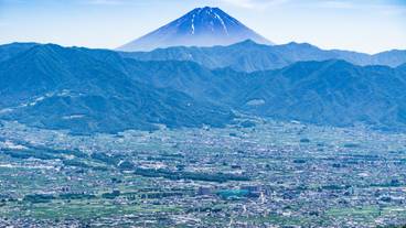 甲府盆地と富士山 / 1