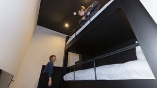 禁煙 バンクツイン 110㎝幅2段ベッド1台 5平米 4名様迄