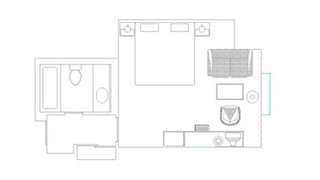 スタンダード ダブルルーム キングベッド 1 台 禁煙 マウンテンビュー
