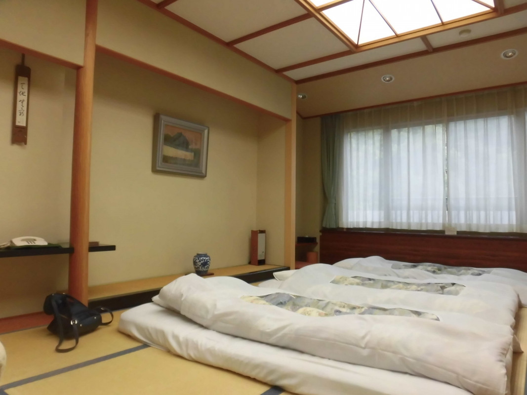 到着時にお布団が敷いてありました。