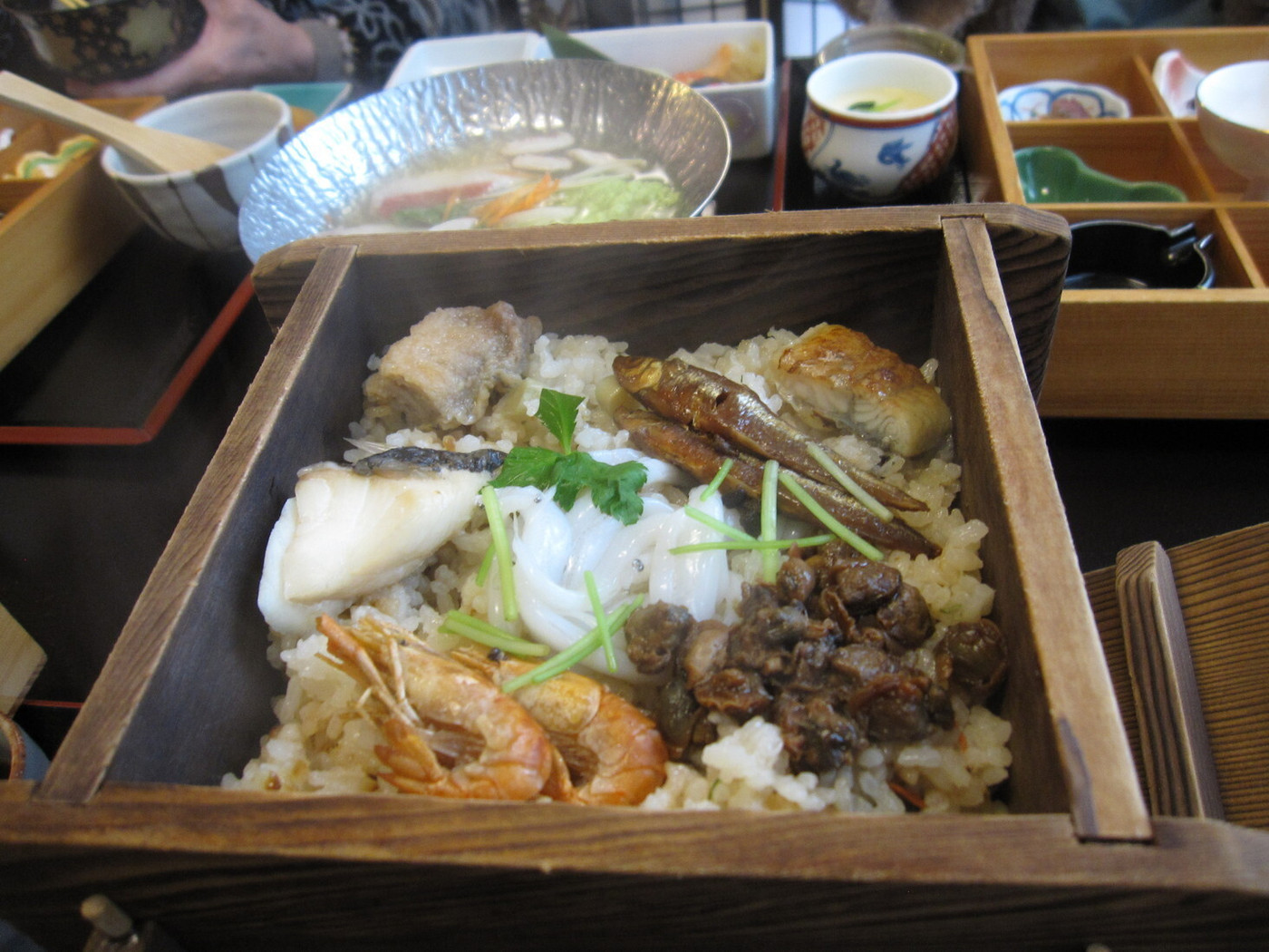 「日本料理 松江 和らく」料理 886496 宍道湖七珍のせいろ蒸し