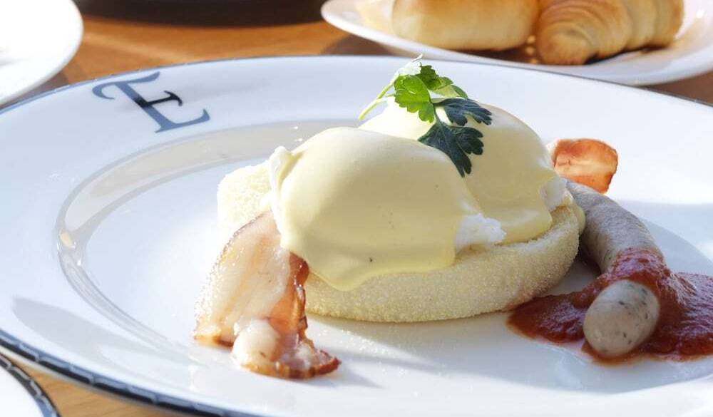 レストランの朝食一例 / 1