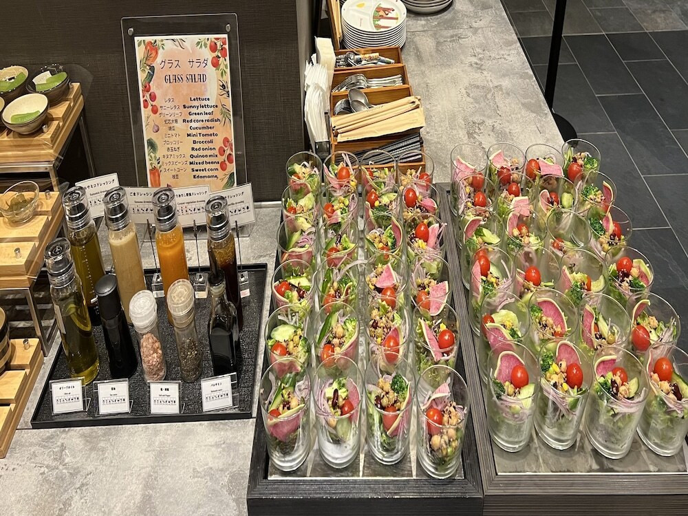 朝食ビュッフェ