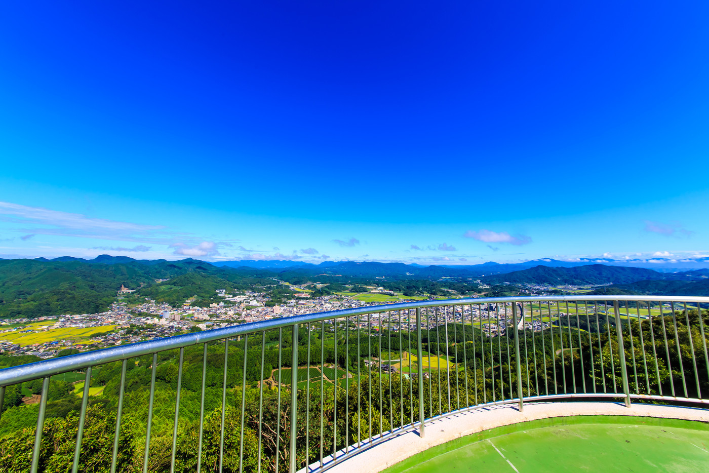 立岩展望台から嬉野市内の眺め 【佐賀県嬉野市】