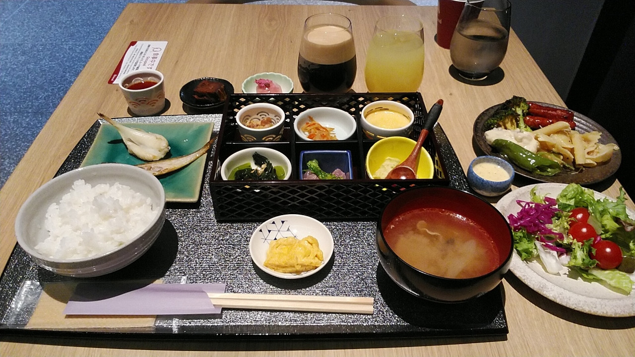 色々選べる朝食