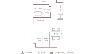 スタンダード ファミリールーム 禁煙