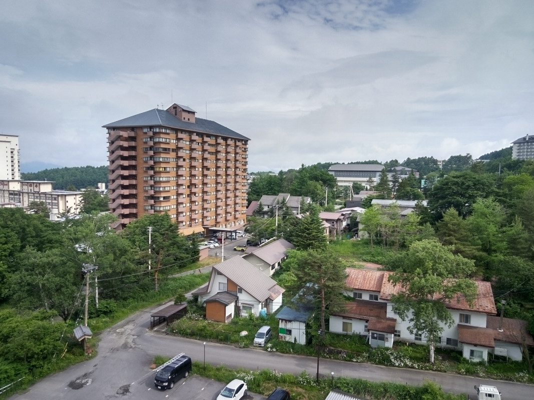 廊下からの眺めです。