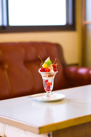 「HATAKE STYLE 上山本店」 料理 104404852 さくらんぼパフェ