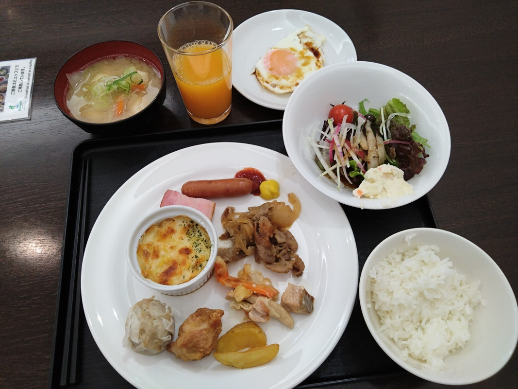 とても充実した美味しい朝食ブッフェ