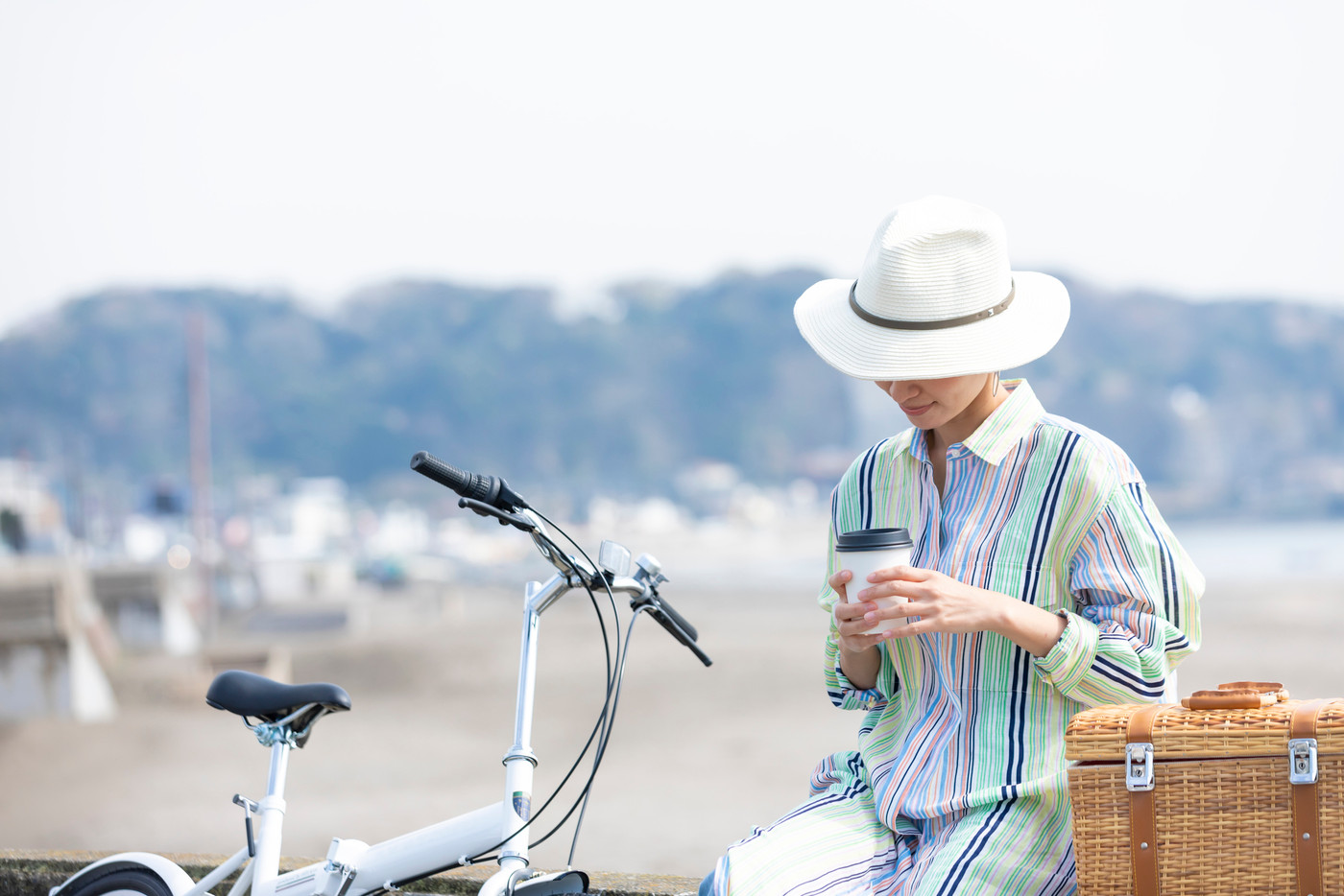 女性　リラックス　