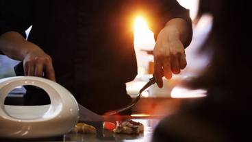 鉄板懐石 一例 / 3