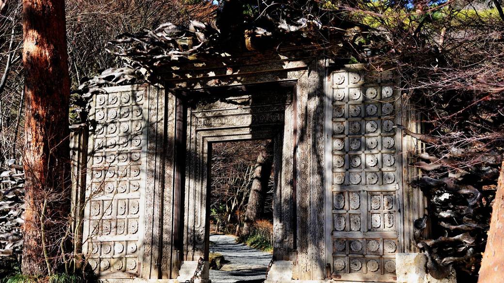 久保田一竹美術館 正門 / 2