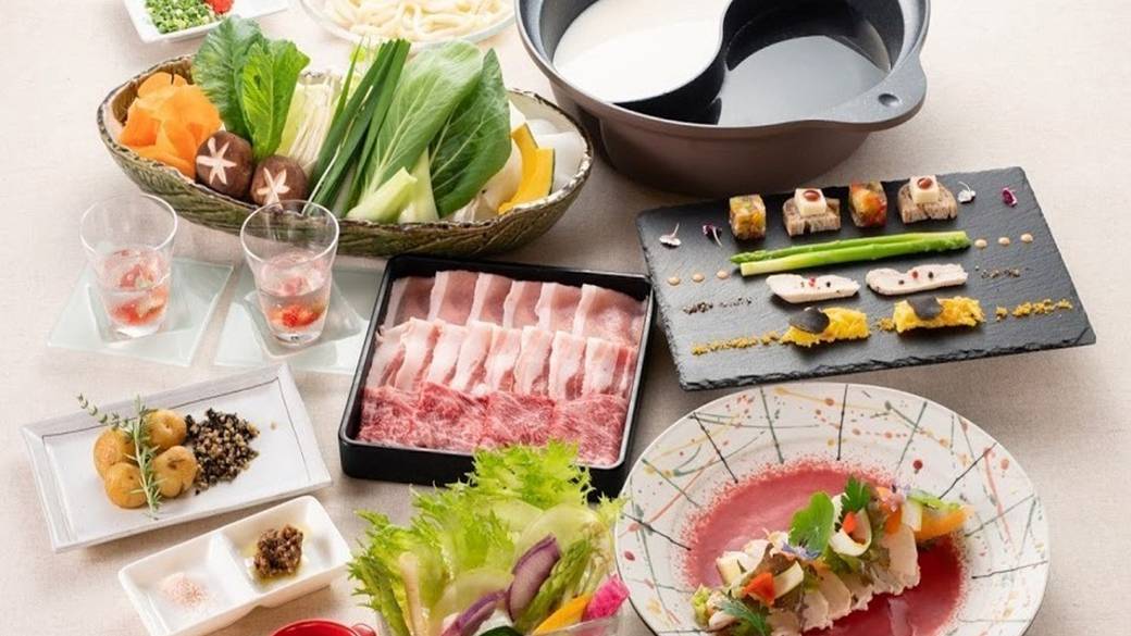 那須野菜のしゃぶしゃぶ 一例 / 1