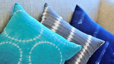 有松絞のクッションカバー / 14