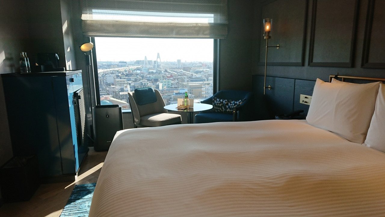 眺望も予想外に良かった。部屋の温度調節も問題なし。