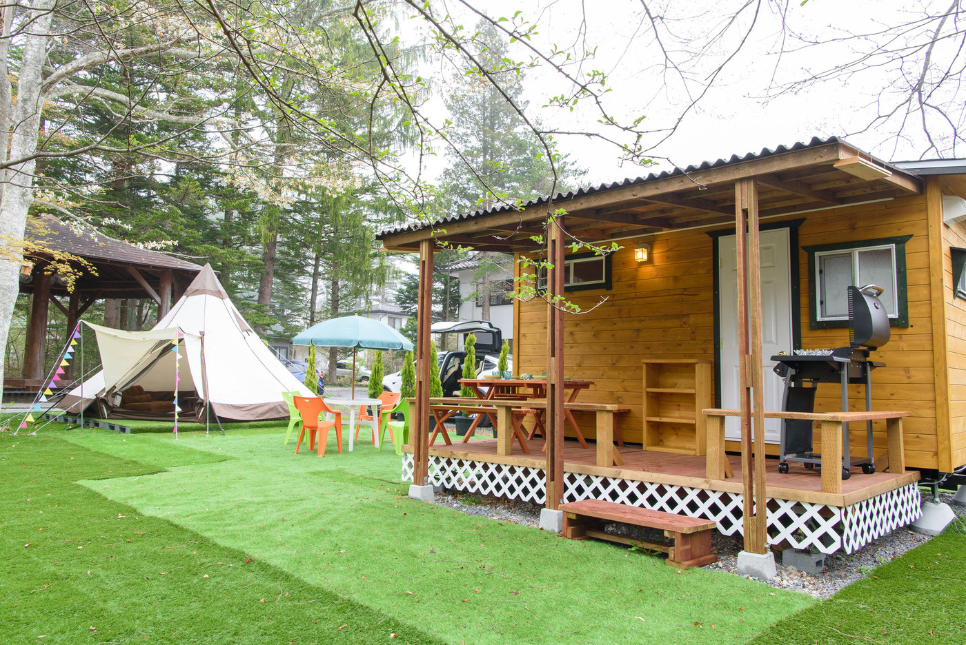 グランピングを楽しむキャビンやテントプラン◎3745950