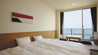 オーシャンビュー 畳 ダブル ルーム, キングベッド1台 禁煙 (24.5 平米)