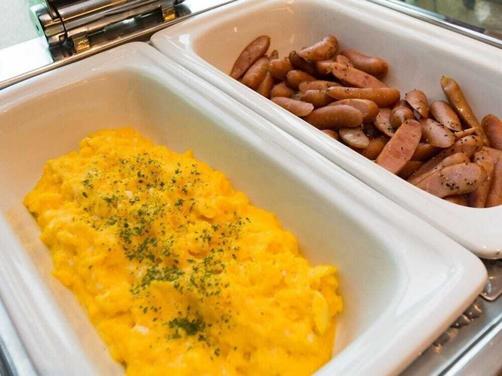 朝食ビュッフェ