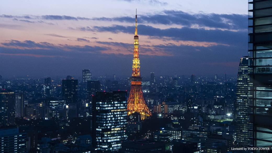 眼下には東京の夜景！
のんびり2人の時間を / 2