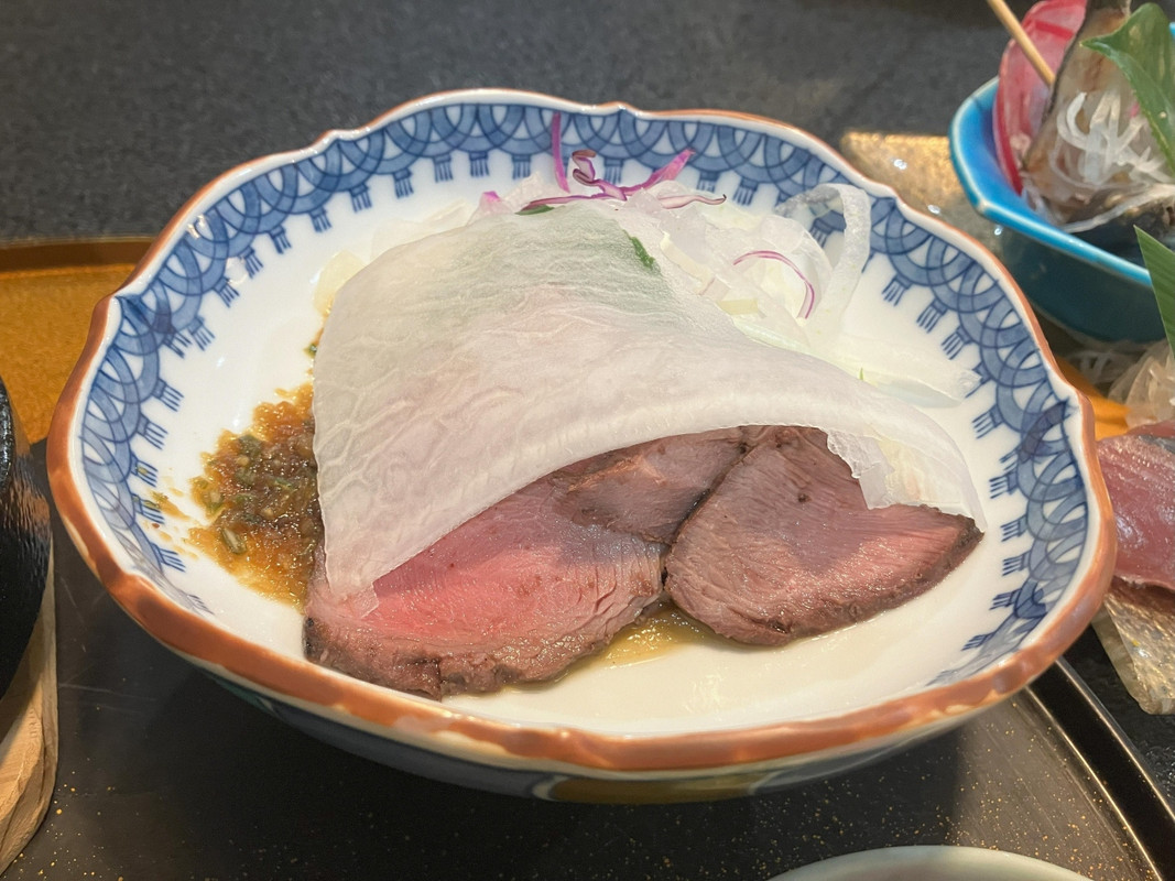 ジビエ。臭みもなくおいしかったです。