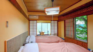 眺望のよい ツインベッド和洋室 6畳 禁煙